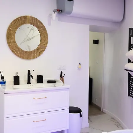 Le Palmier Dore - Calme A Jusqu'a 4 Personnes Lejlighed Menton